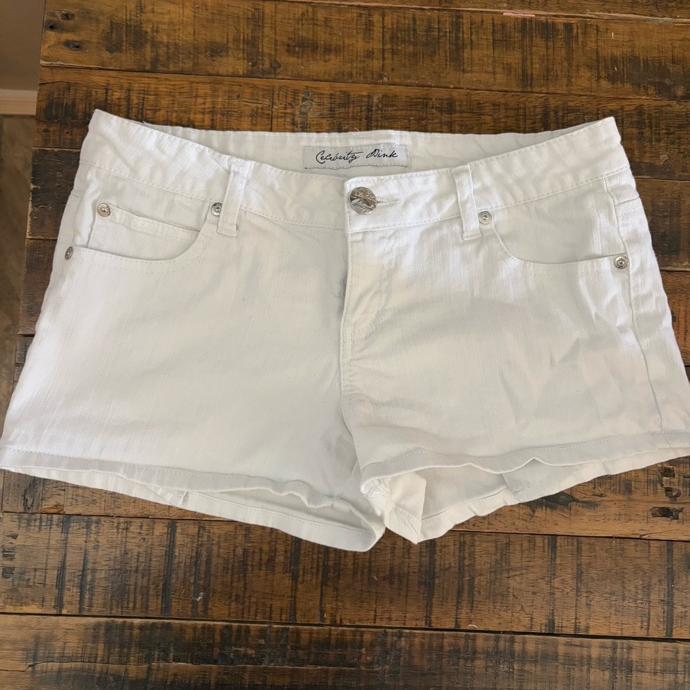 Celebrity Pink Jean Shorts